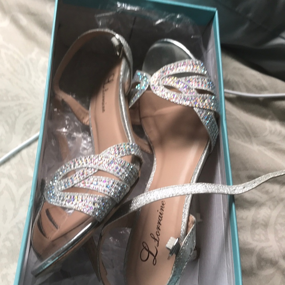 Silver heels
